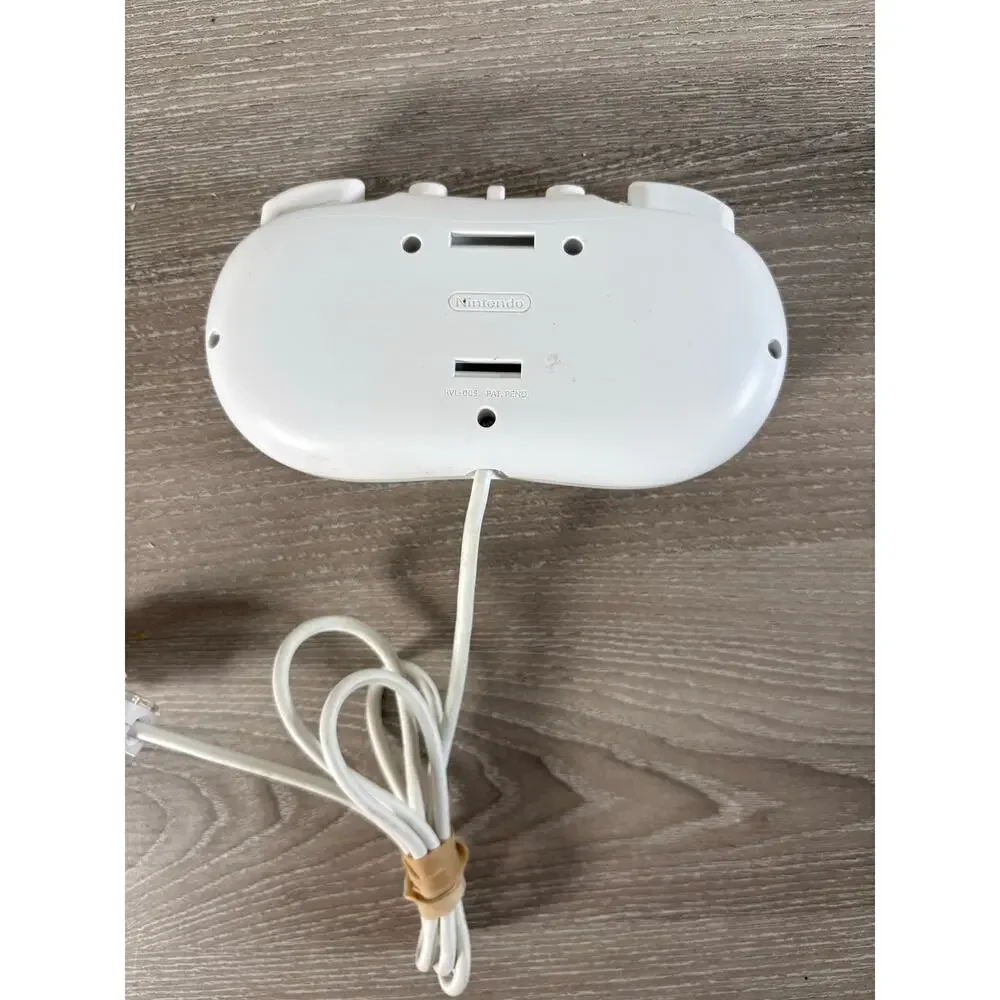 Nintendo Wii Pro Controller- Classic White- RVL-005- Original‎ Remote- EUC